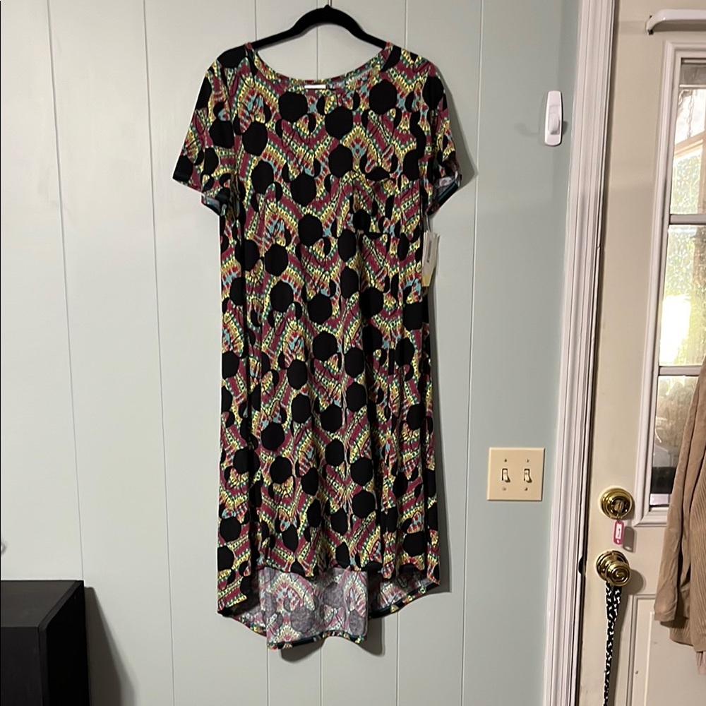 LuLaRoe Disney Carly A-Line High Low Dress